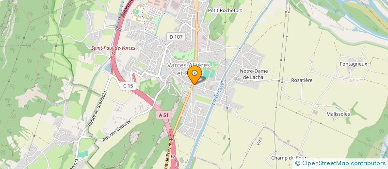 localisation de l'entreprise ANMARTRI  VARCES-ALLIERES-ET-RISSET