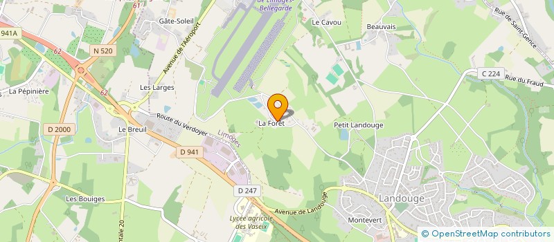 localisation de l'entreprise ANMAVI à LIMOGES