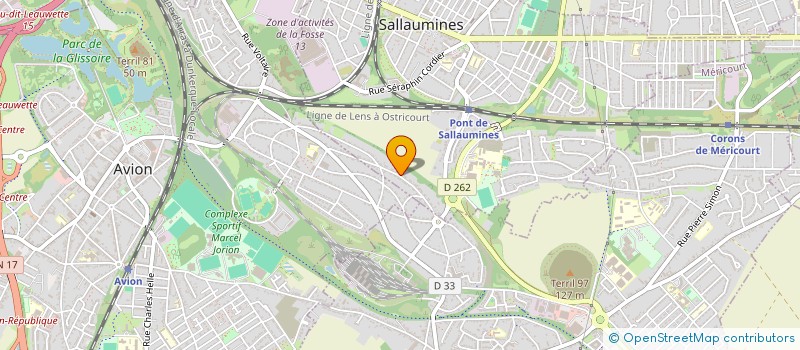 localisation de l'entreprise ANMJ  SALLAUMINES