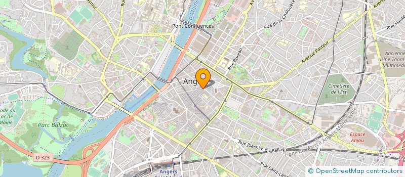 localisation de l'entreprise ANMOD à ANGERS