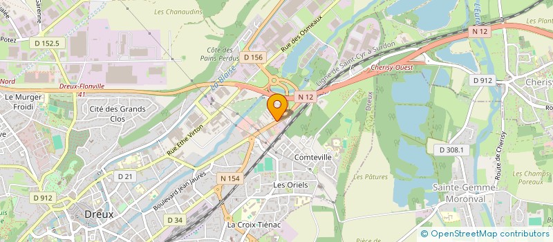 localisation de l'entreprise ANMOL à DREUX