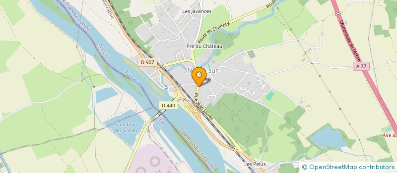 localisation de l'entreprise ANMS-IMMOBILIER à NEUVY-SUR-LOIRE