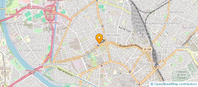localisation de l'entreprise ANN'COACHING à TOULOUSE