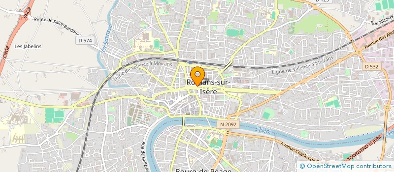 localisation de l'entreprise ANN ELODIE  ROMANS-SUR-ISERE