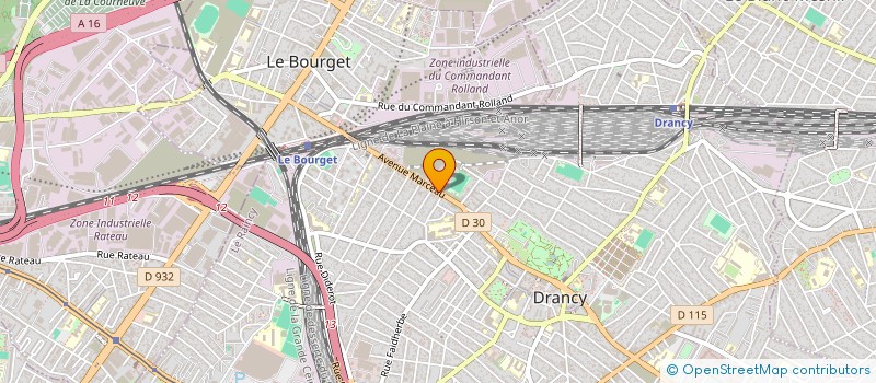 localisation de l'entreprise ANN'ESTHETIQUE à DRANCY