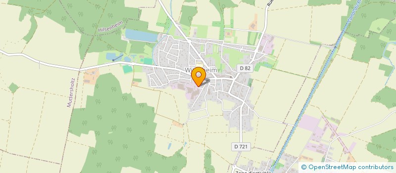 localisation de l'entreprise ANN & FILS CONSTRUCTION BOIS  WITTISHEIM