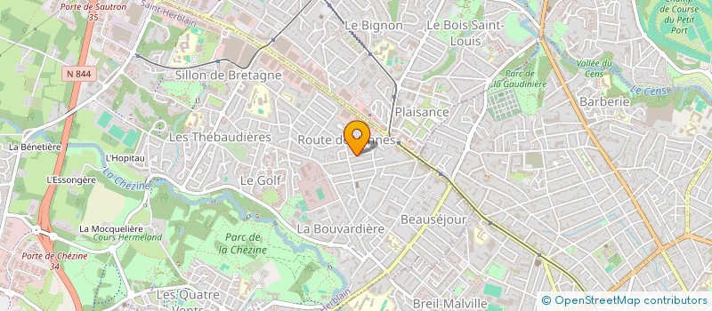 localisation de l'entreprise ANN'IMMO  SAINT-HERBLAIN