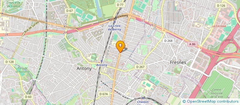 localisation de l'entreprise ANN KRISS SARL à ANTONY