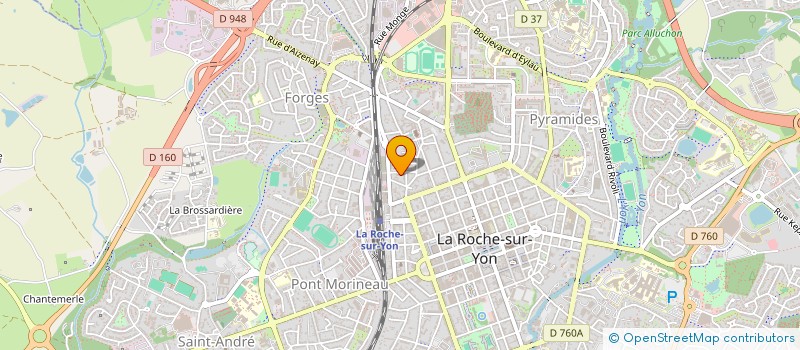 localisation de l'entreprise ANN'LINE à LA ROCHE-SUR-YON