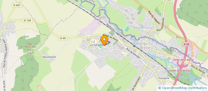 localisation de l'entreprise ANN'MARC à BLANGY-SUR-BRESLE