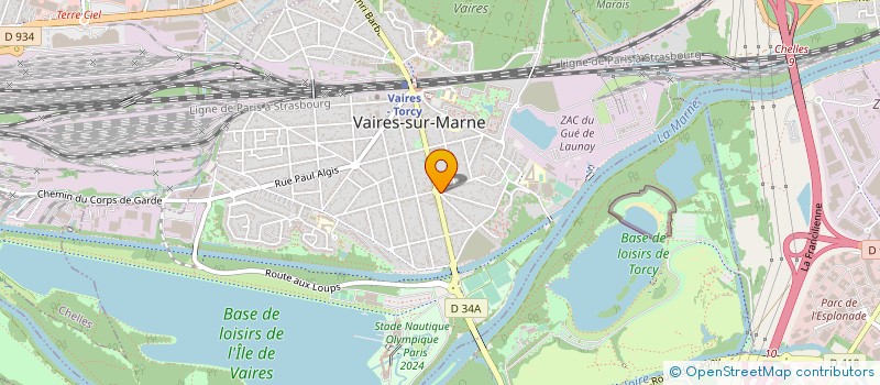 localisation de l'entreprise ANNA à VAIRES-SUR-MARNE