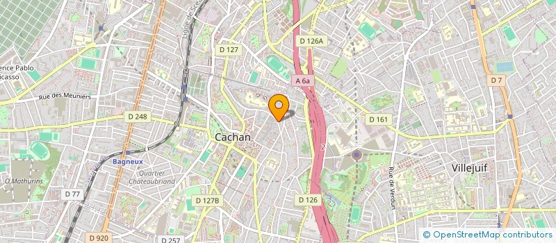 localisation de l'entreprise ANNA  CACHAN