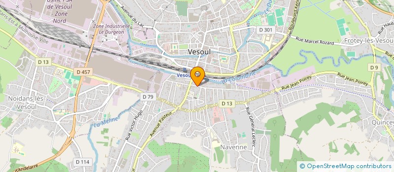 localisation de l'entreprise ANNA à VESOUL