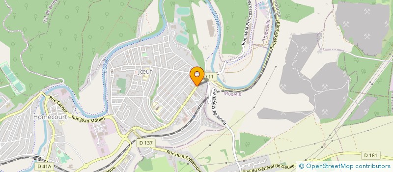 localisation de l'entreprise ANNA  JUF