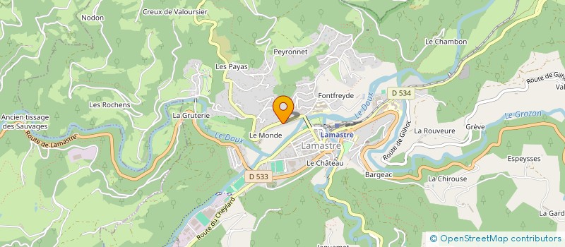 localisation de l'entreprise ANNA  LAMASTRE