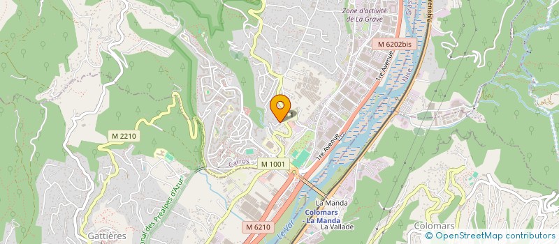 localisation de l'entreprise ANNA à CARROS