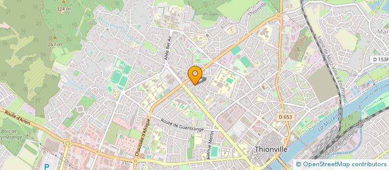 localisation de l'entreprise ANNA à THIONVILLE