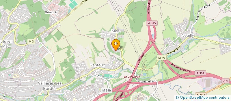 localisation de l'entreprise ANNA CAFE  MEY