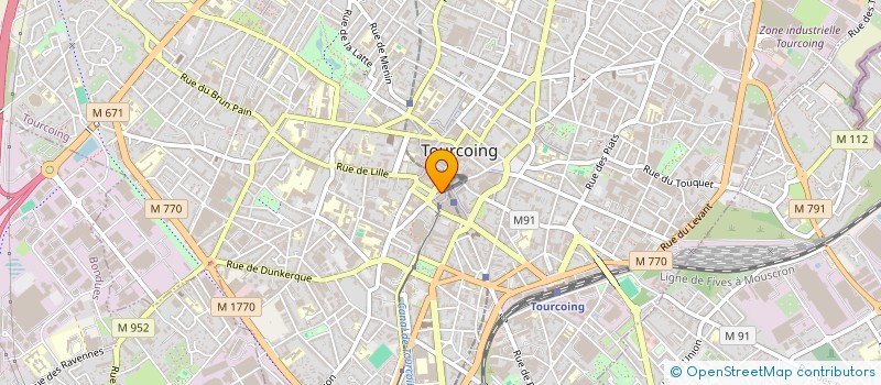 localisation de l'entreprise ANNA COLORS  TOURCOING