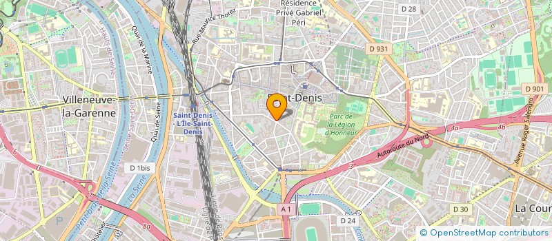 localisation de l'entreprise ANNA.COM à SAINT-DENIS