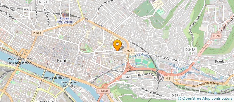 localisation de l'entreprise ANNA CRUZ PRODUCTIONS  ROUEN