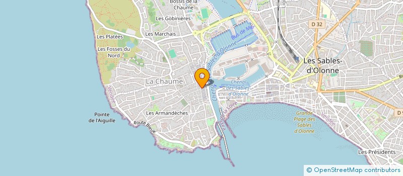 localisation de l'entreprise ANNA IMMO à LES SABLES D'OLONNE