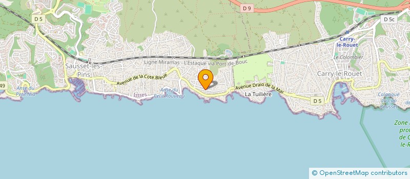 localisation de l'entreprise ANNA-LIVIA  CARRY-LE-ROUET