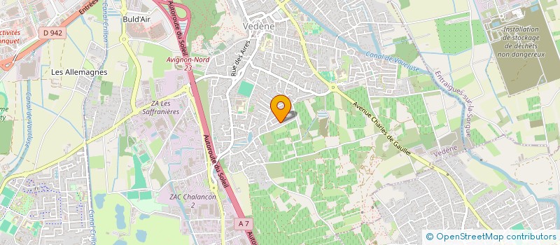 localisation de l'entreprise ANNA - MAE  VEDENE