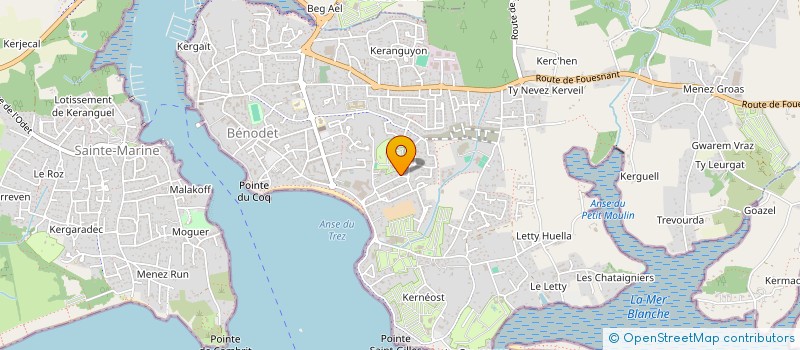 localisation de l'entreprise ANNA - MARIE à BENODET