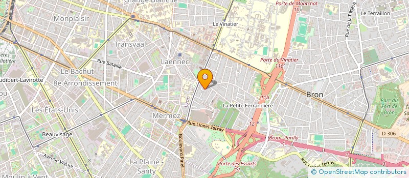 localisation de l'entreprise ANNA MIGNOT  BRON