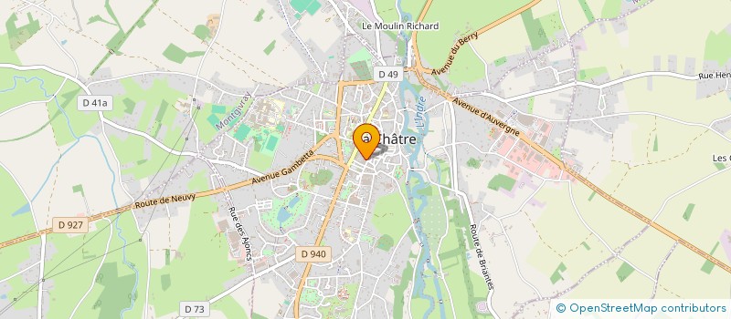 localisation de l'entreprise ANNA MOD à LA CHATRE