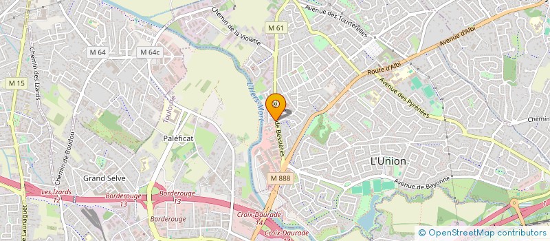 localisation de l'entreprise ANNA-MOON  L'UNION