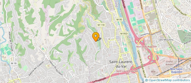 localisation de l'entreprise ANNA PF. à SAINT-LAURENT-DU-VAR