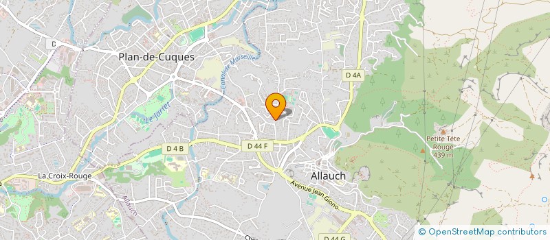 localisation de l'entreprise ANNA ROSE  ALLAUCH