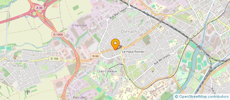 localisation de l'entreprise ANNA SCHOEN  MULHOUSE