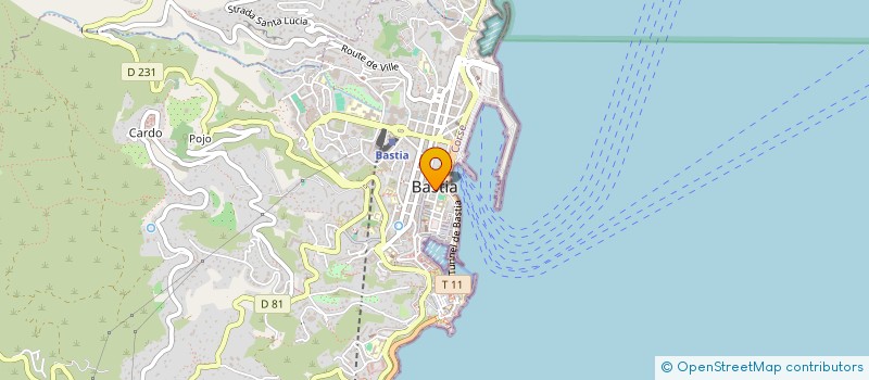 localisation de l'entreprise ANNAA ET MORGANE à BASTIA