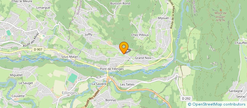 localisation de l'entreprise ANNABAMA  FILLINGES