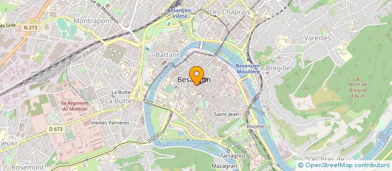 localisation de l'entreprise ANNABELLE.I.  BESANCON