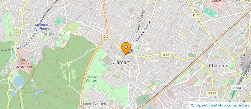 localisation de l'entreprise ANNABELLE SAS à CLAMART