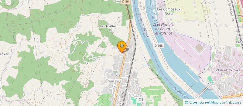 localisation de l'entreprise ANNABELLIS  CORNAS