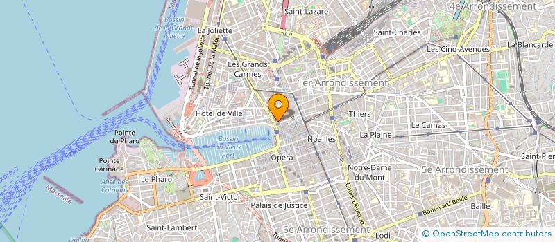 localisation de l'entreprise ANNABEX BENDAPHARM à MARSEILLE 1ER