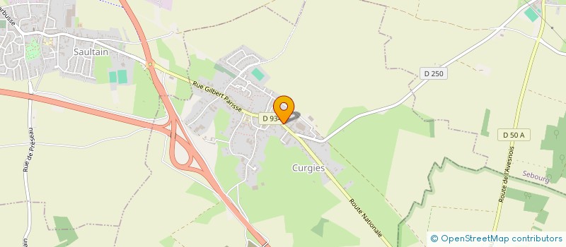 localisation de l'entreprise ANNACA  CURGIES