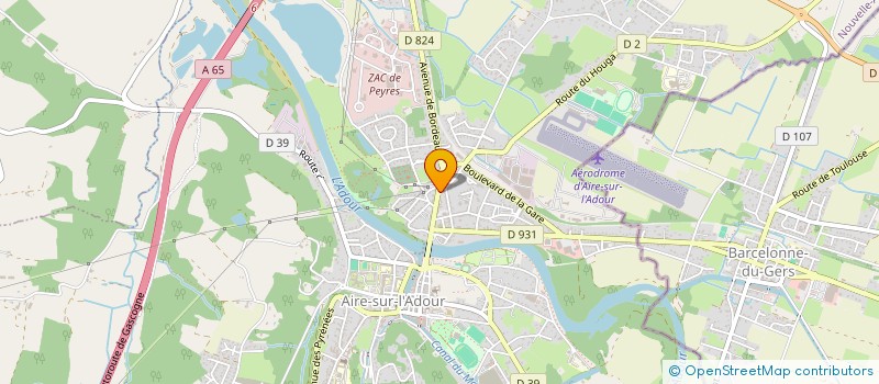 localisation de l'entreprise ANNACELEST  AIRE-SUR-L ADOUR