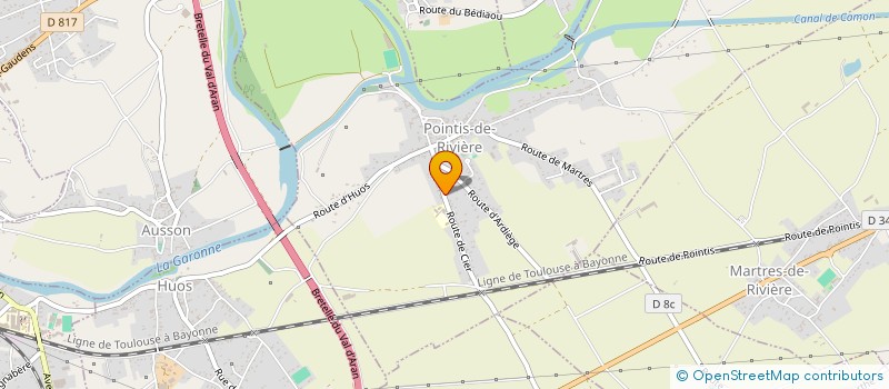 localisation de l'entreprise ANNACOM  POINTIS-DE-RIVIERE