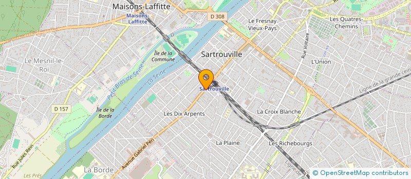 localisation de l'entreprise ANNADENT  SARTROUVILLE