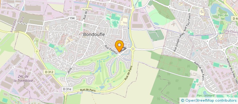 localisation de l'entreprise ANNADOL à BONDOUFLE