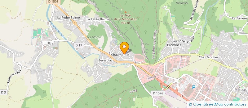 localisation de l'entreprise ANNADREE  SILLINGY