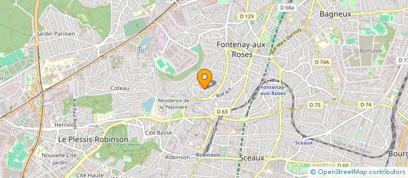 localisation de l'entreprise ANNAE KOSEI à FONTENAY-AUX-ROSES