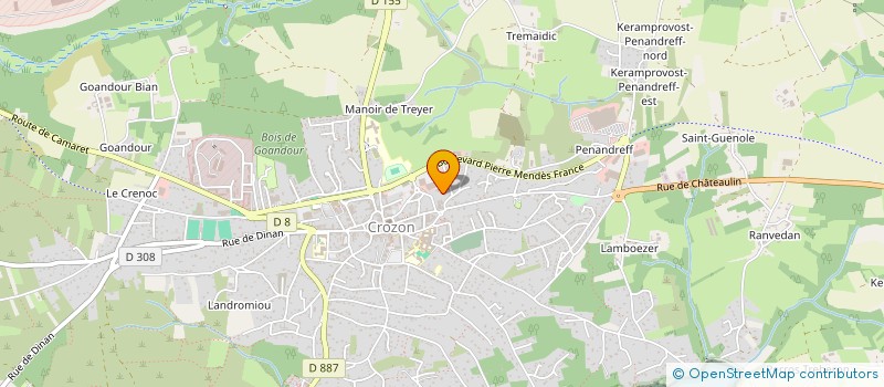 localisation de l'entreprise ANNAELLE  CROZON