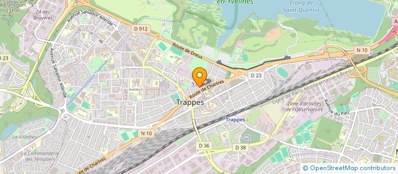 localisation de l'entreprise ANNAI ALIMENTATION à TRAPPES